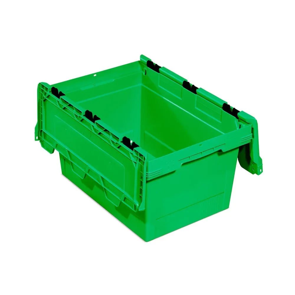 Allit Eurobox, aus PP, HxBxT 349 x 600 x 400 mm, 58 Liter, grün