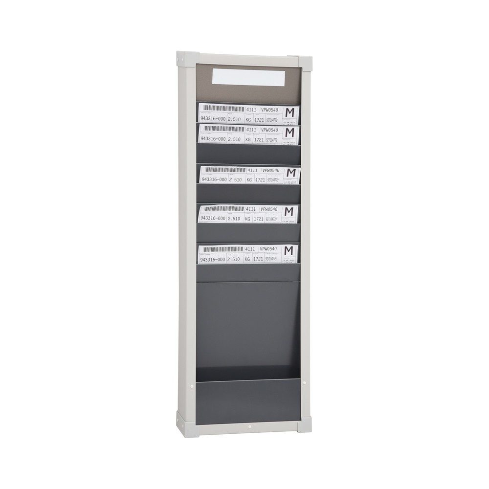Karten-Sortiertafeln Eichner 9219 Serie, ideal für DIN A4, 1-spaltig, H 750 x B 260 mm