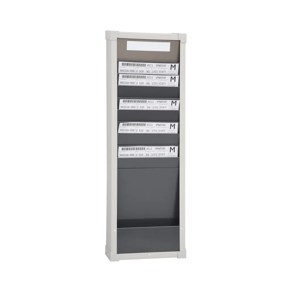 Karten-Sortiertafeln Eichner 9219 Serie, ideal für DIN A4, 1-spaltig, H 750 x B 260 mm