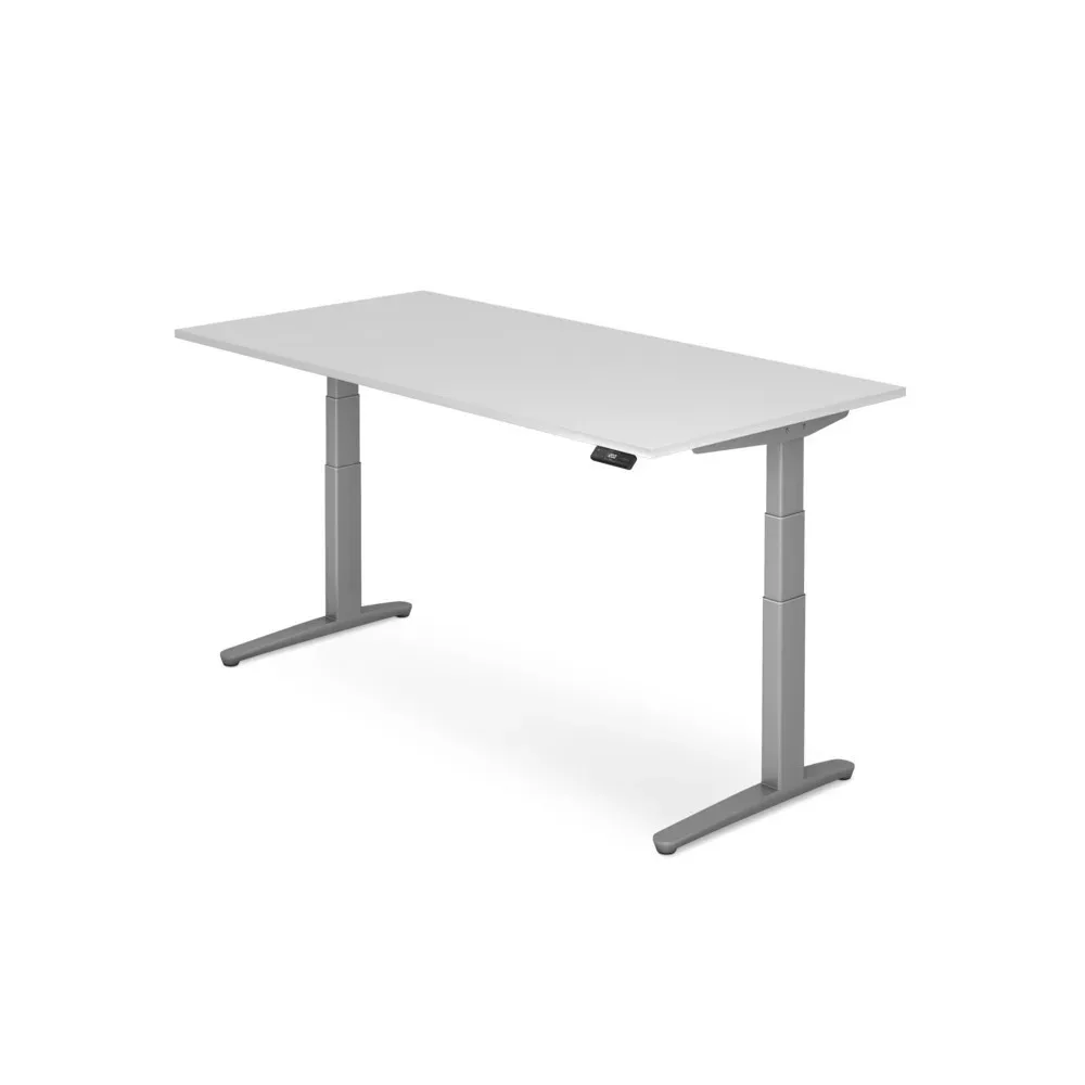 Schreibtisch Office Weiss Holz 160 cm - Material: Holzwerkstoff - Schreibtisch