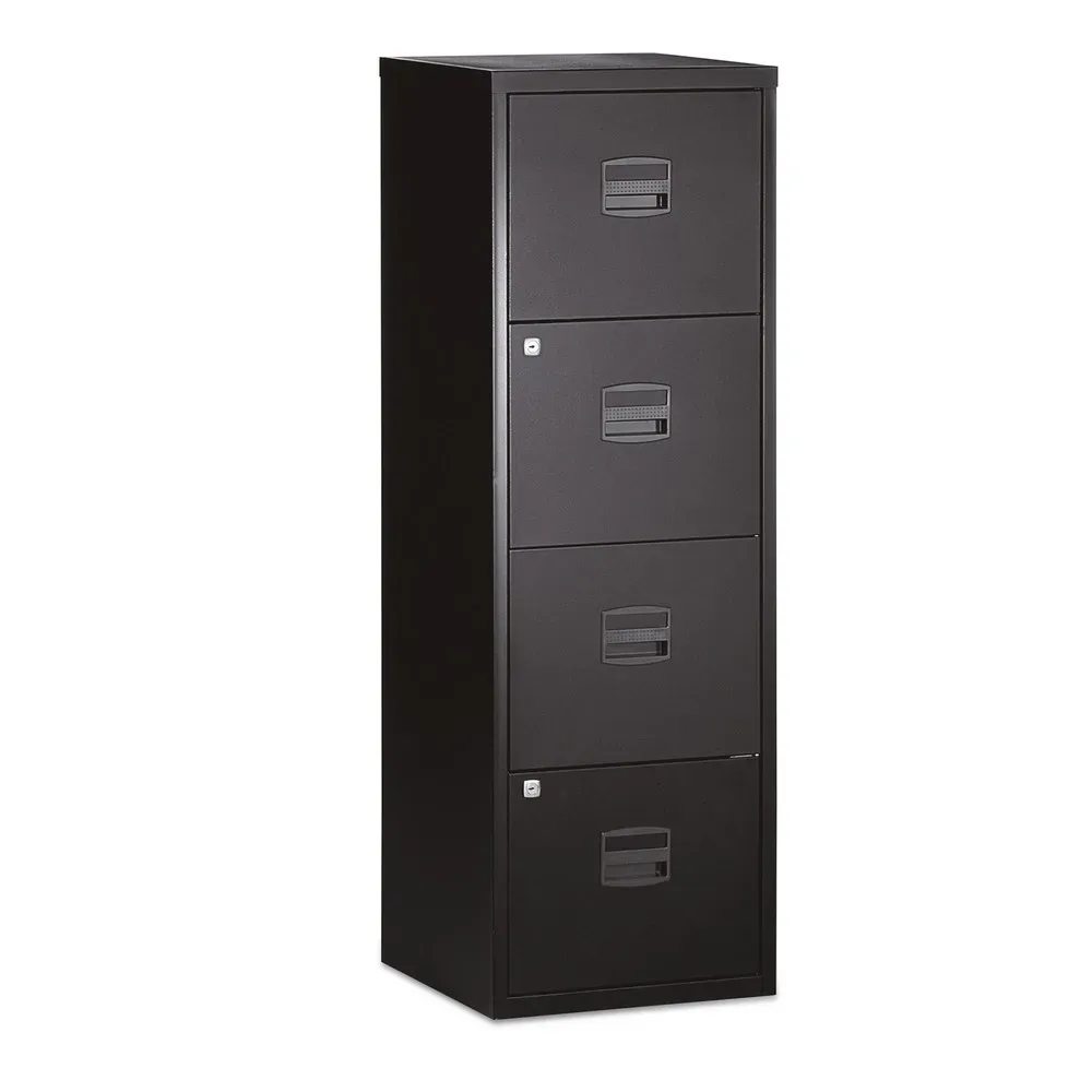 Hängeregistraturschrank PFA, 4 Schübe, lichtgrau BISLEY