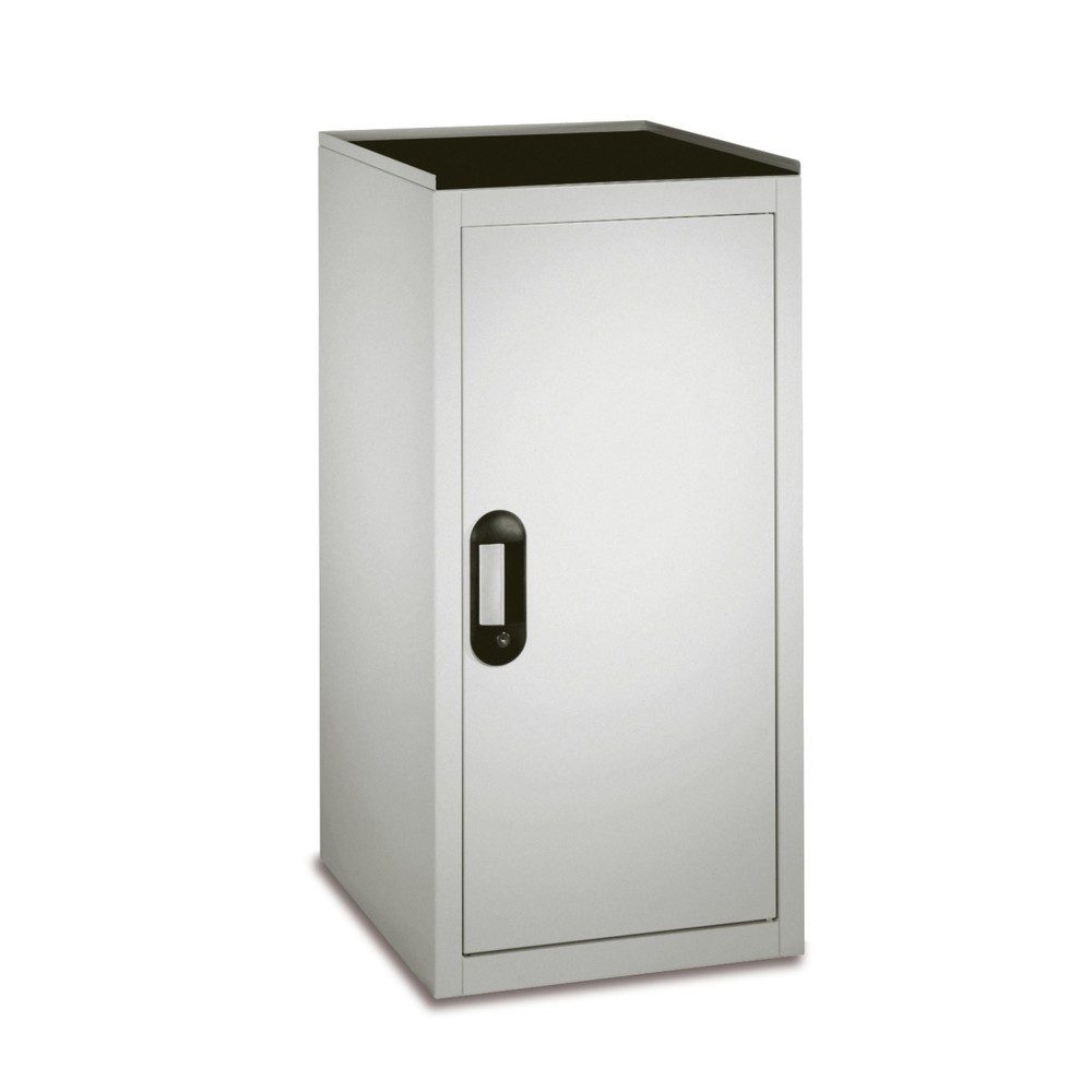 C+P Chemikalienschrank Acurado, 2 verzinkte Auffangwannen, HxBxT 1.000 x 500 x 500 mm, resedagrün