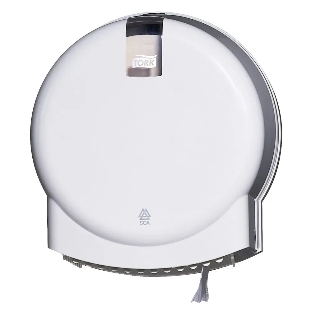 Tork Spender für Mini Jumbo Toilettenpapier Weiss T2, Geschlossen, Elevation Linie, 555500