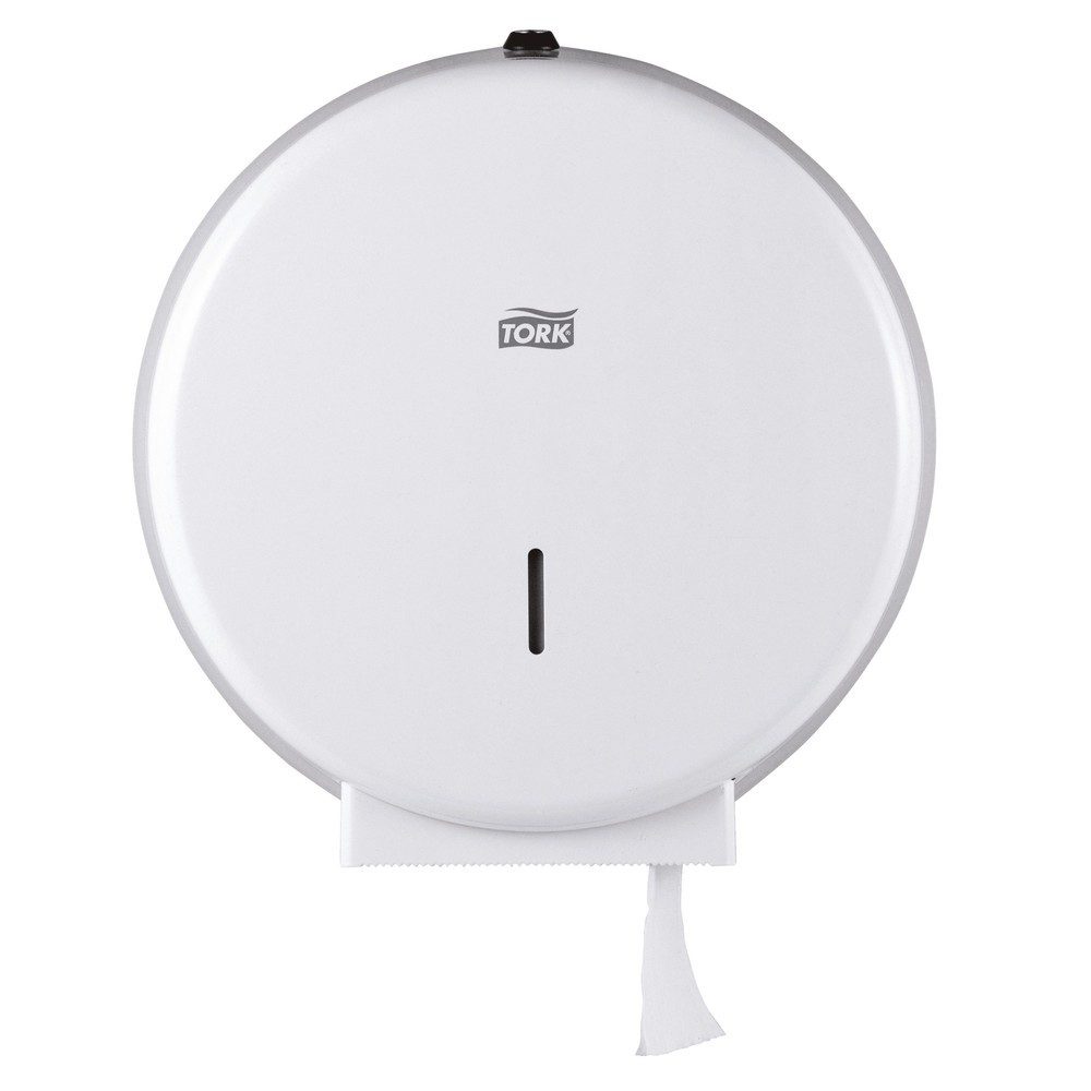 Tork Toilettenpapierspender T1 Jumbo Kunststoff Abschließbar Wandmontage Weiß