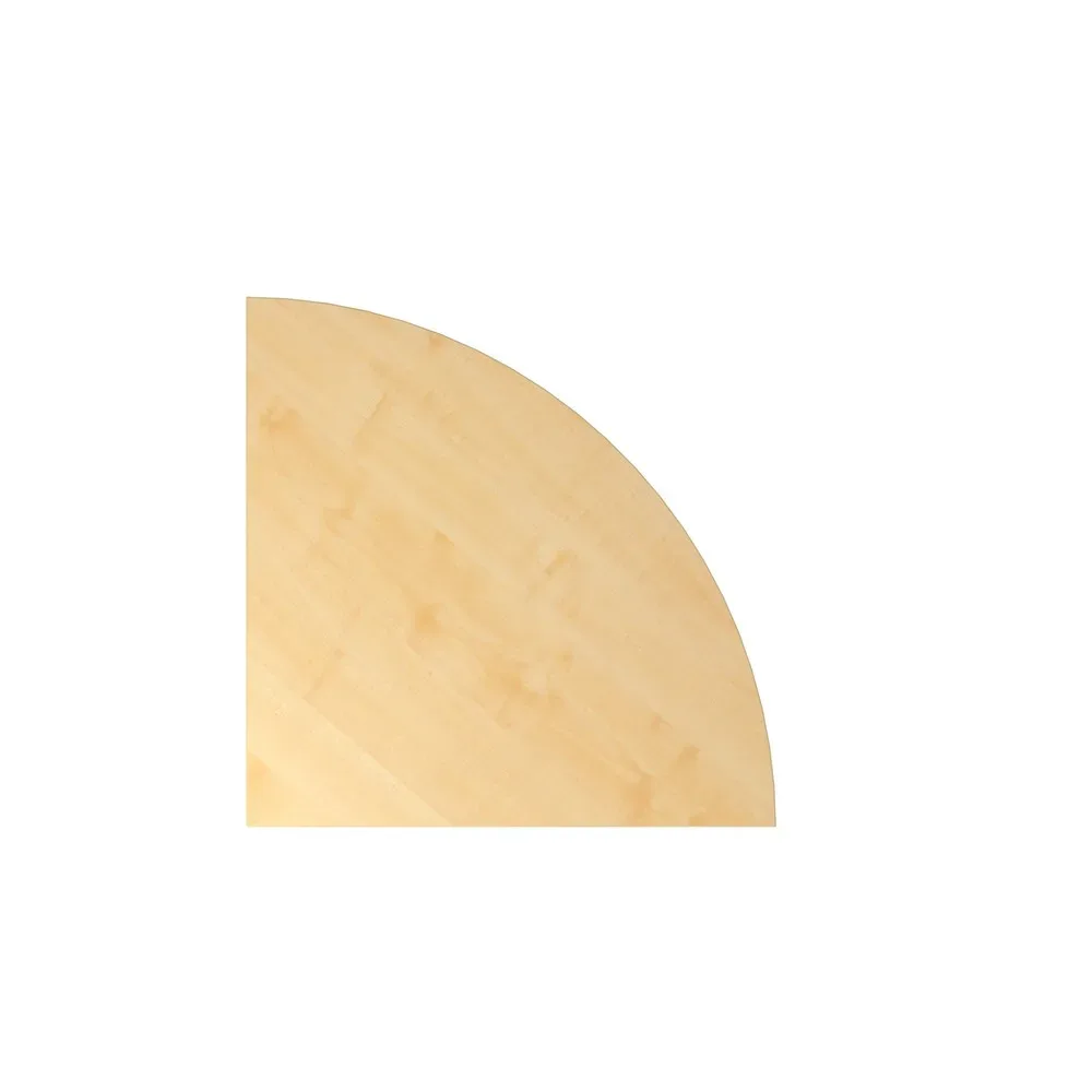 Anbautisch Office Braun Holz 80 cm - Farbe: Nussbaum - Material: Holzwerkstoff - Anbautisch