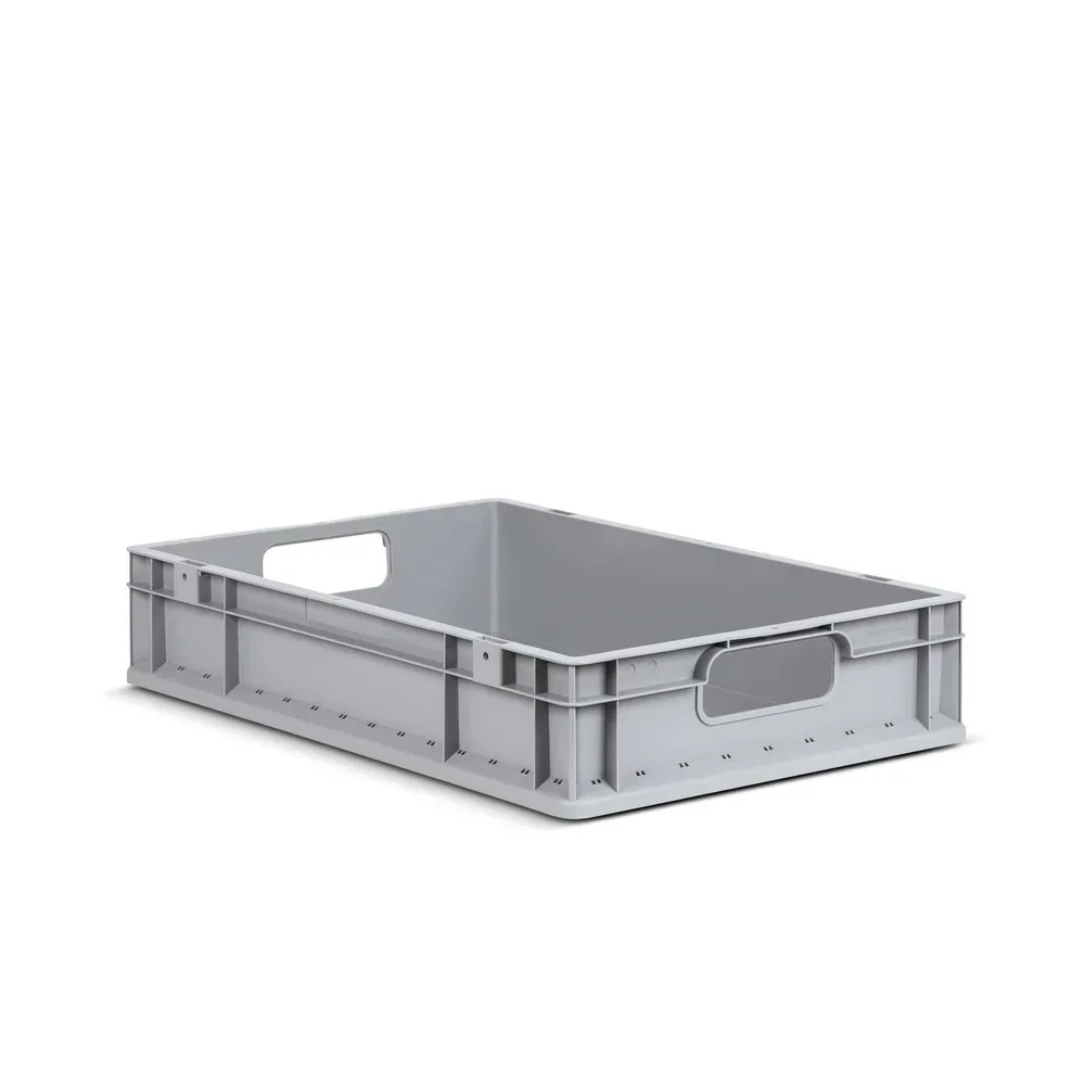 Allit Eurobox, mit grauen Grifföffnungen, HxBxT 120 x 600 x 400 mm, 23 Liter, 8 Stk/VE