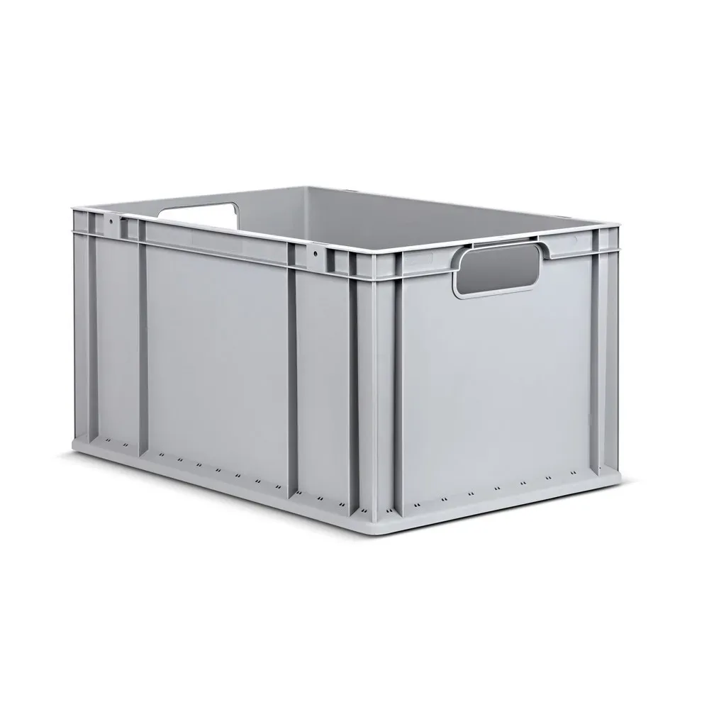 Allit Eurobox, mit grauen GrifföffnungenHxBxT 320 x 600 x 400 mm, 65 Liter, 4 Stk/VE