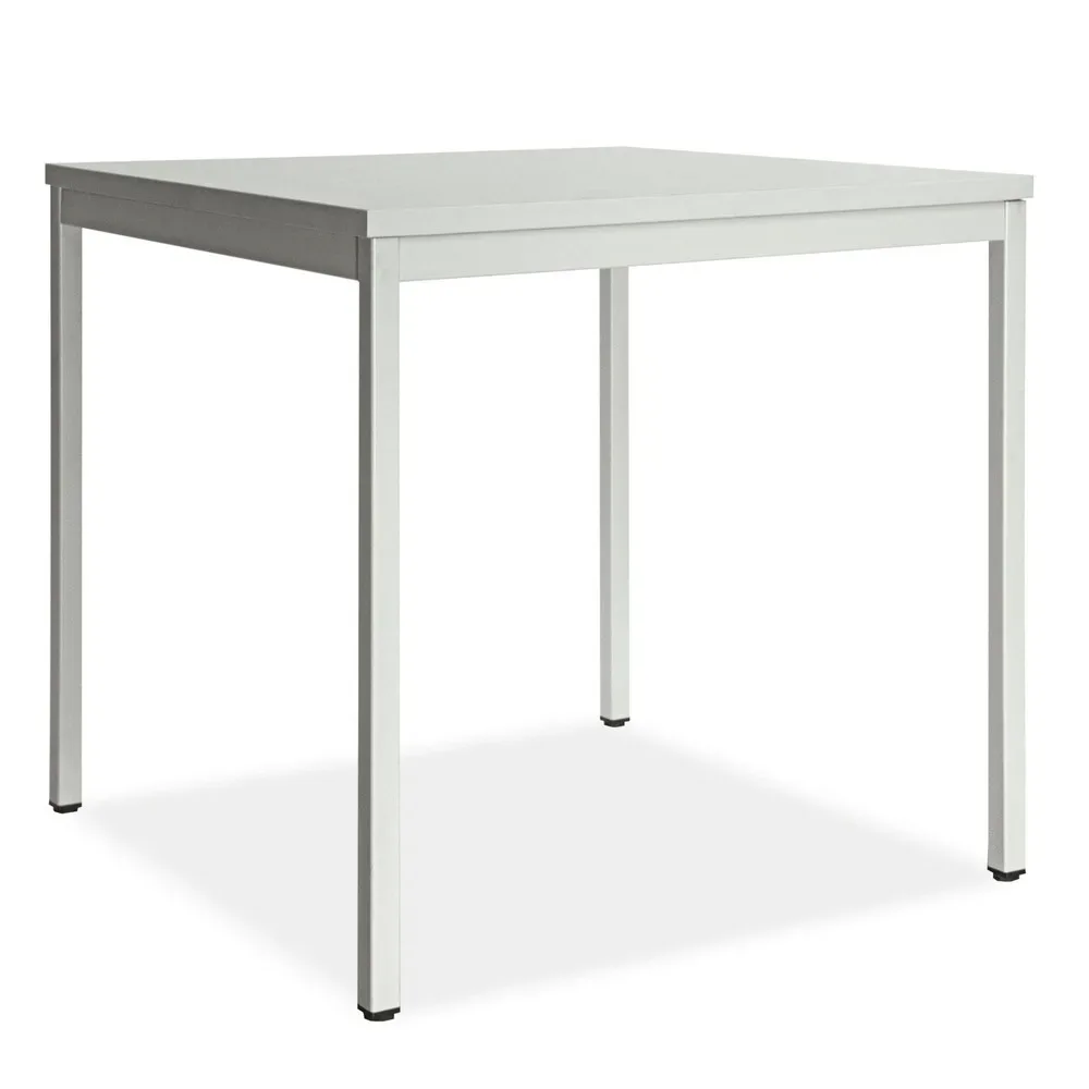 Besprechungstisch Office Grau Holz 80 cm - Material: Holzwerkstoff - Besprechungstisch