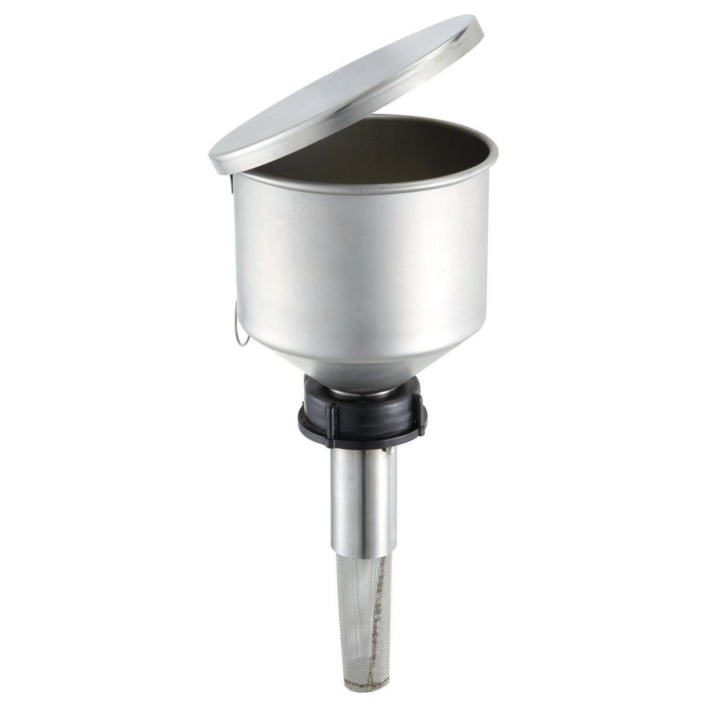 Rötzmeier® Sicherheitstrichter Edelstahl, für Stutzen DIN 61