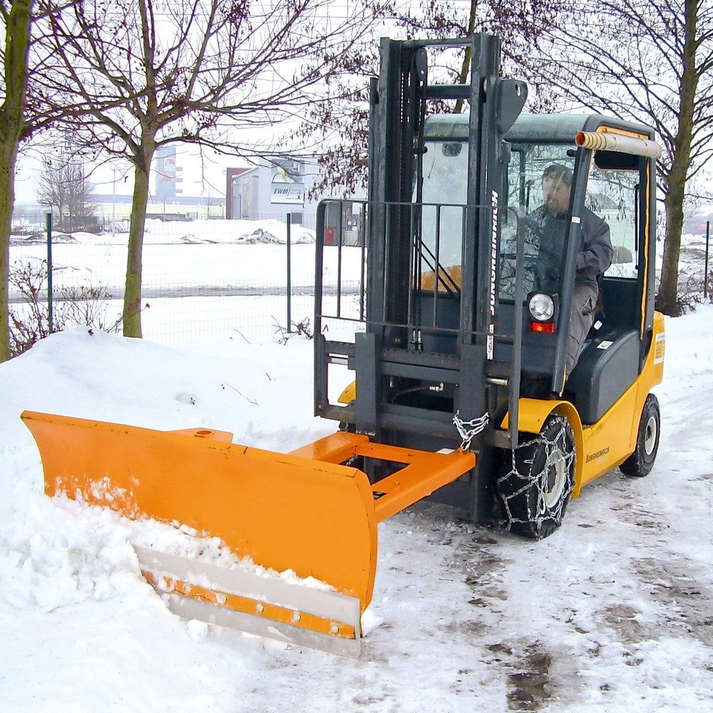 Bauer® Stapler-Schneeschieber mit Federklappschare, Schildbreite 2.400 mm