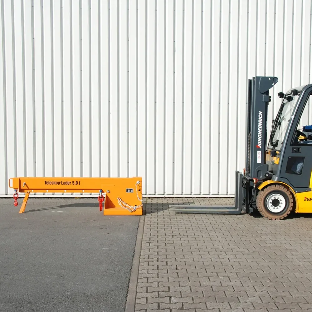 Bauer® Kranarm Modell 1, Reichweite bis 3.690 mm, TK bis 5.000 kg, gelborange