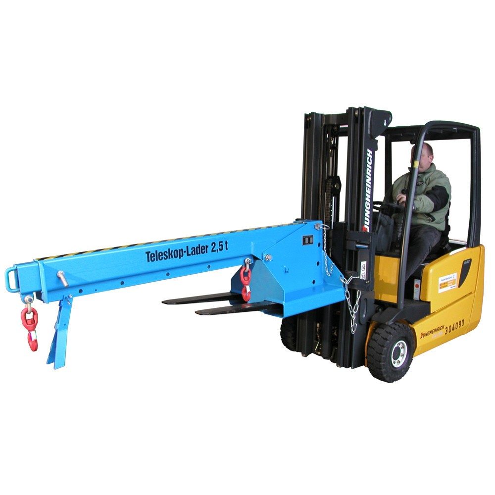 Bauer® Kranarm Modell 1, Reichweite bis 3.690 mm, TK bis 2.500 kg, lichtblau