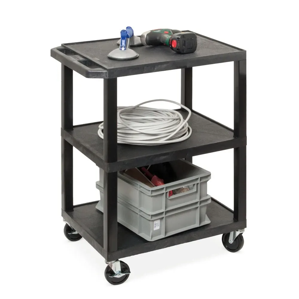 SECO SEWT34S Kunststoffwagen Feststeller Polyethylen Traglast (max.): 150 kg Schwarz