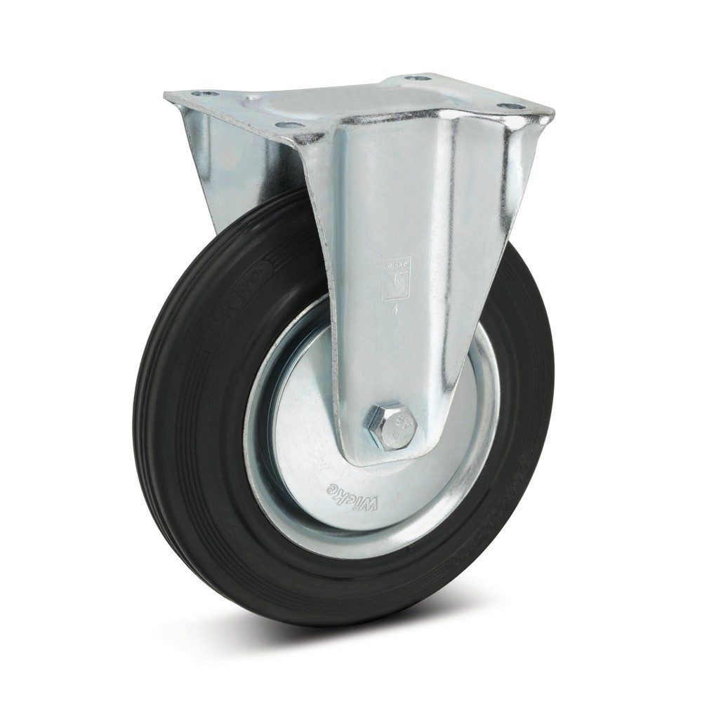 Wicke Bockrolle Vollgummi, Ø x Breite 180 x 50 mm, TK 170 kg