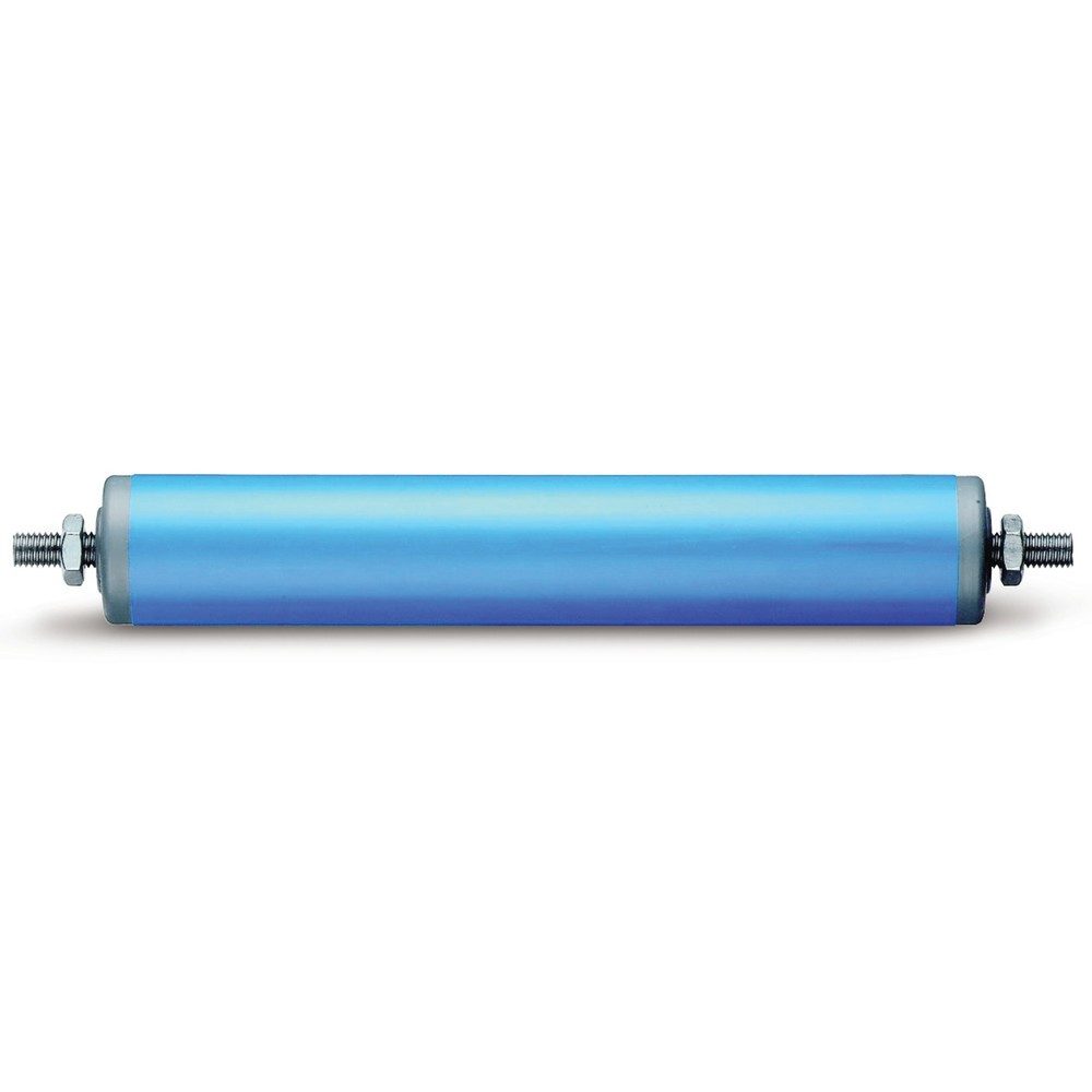 BS ROLLEN Tragrolle für Rollenbahnen, Kunststoff, Federachse, Ø 30 mm, Länge 200 mm, TK 10 kg