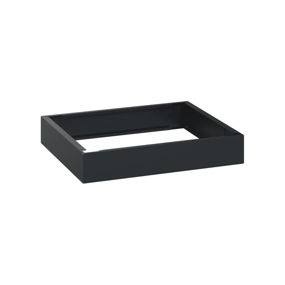 C+P Stahl-Sockel, HxBxT 100 x 600 x 500 mm, schwarzgrau