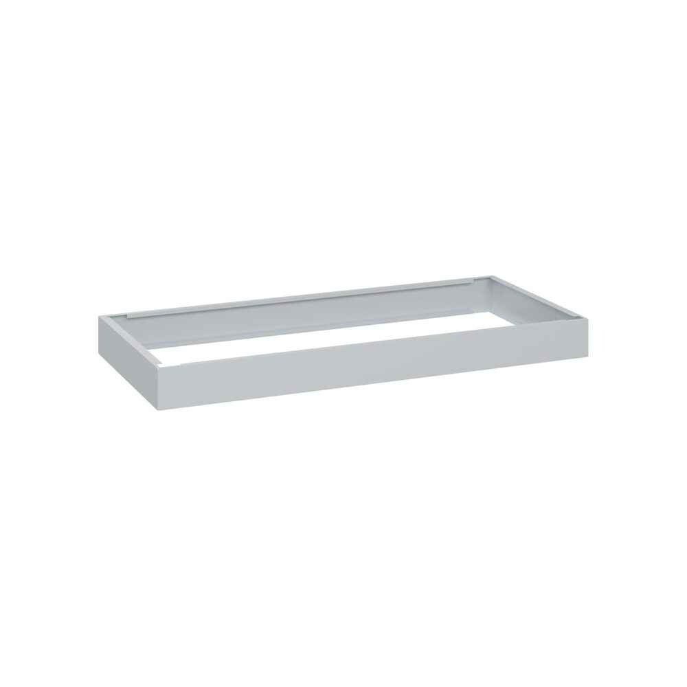 C+P Stahl-Sockel, HxBxT 100 x 1200 x 500 mm, lichtgrau