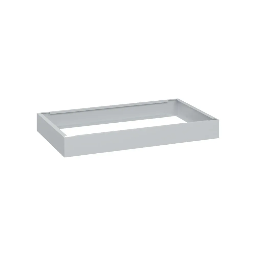 C+P Stahl-Sockel, HxBxT 100 x 900 x 500 mm, lichtgrau
