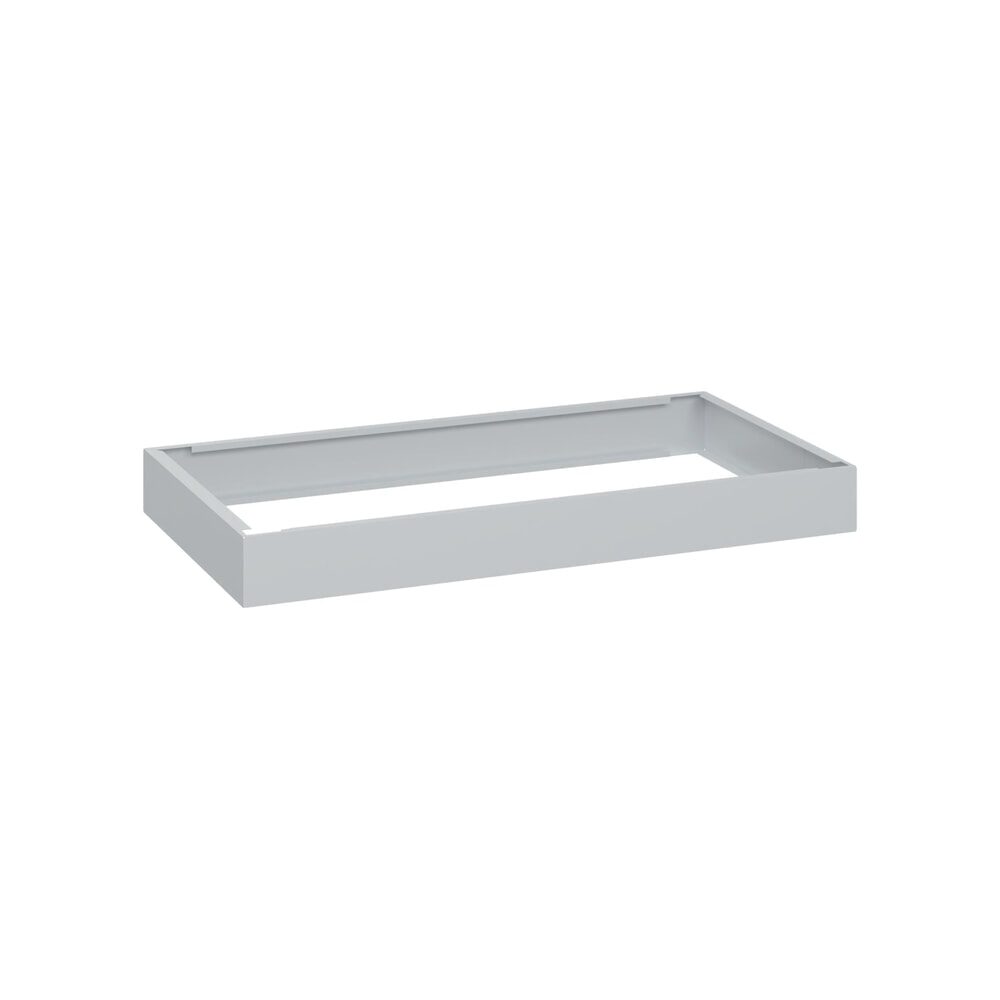 C+P Stahl-Sockel, HxBxT 100 x 1000 x 500 mm, lichtgrau