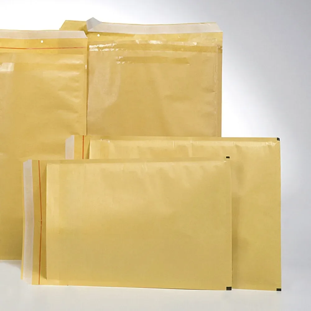 Luftpolsterversandtaschen, Innenmass BxH 150 x 210 mm, goldgelb