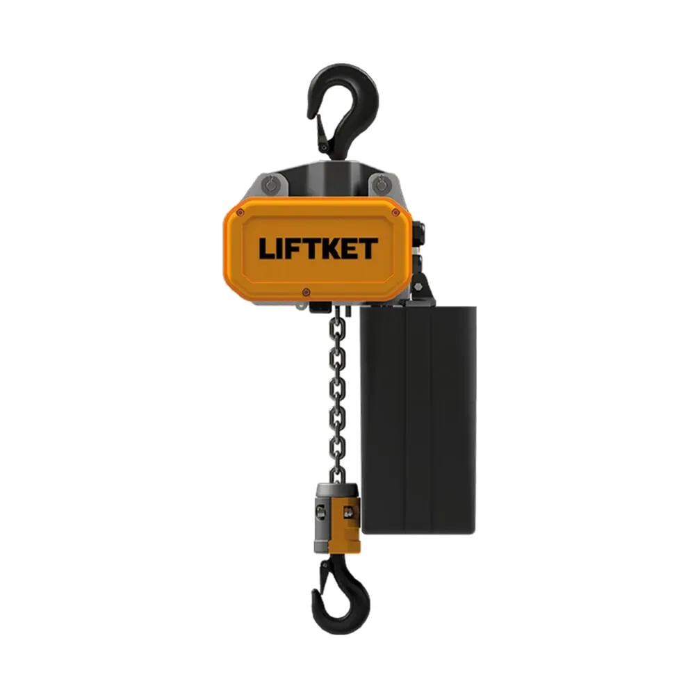 LIFTKET Elektrokettenzug S-Line mit Hakenaufhängung, TK 5.000 kg, 5/1,25 m/min