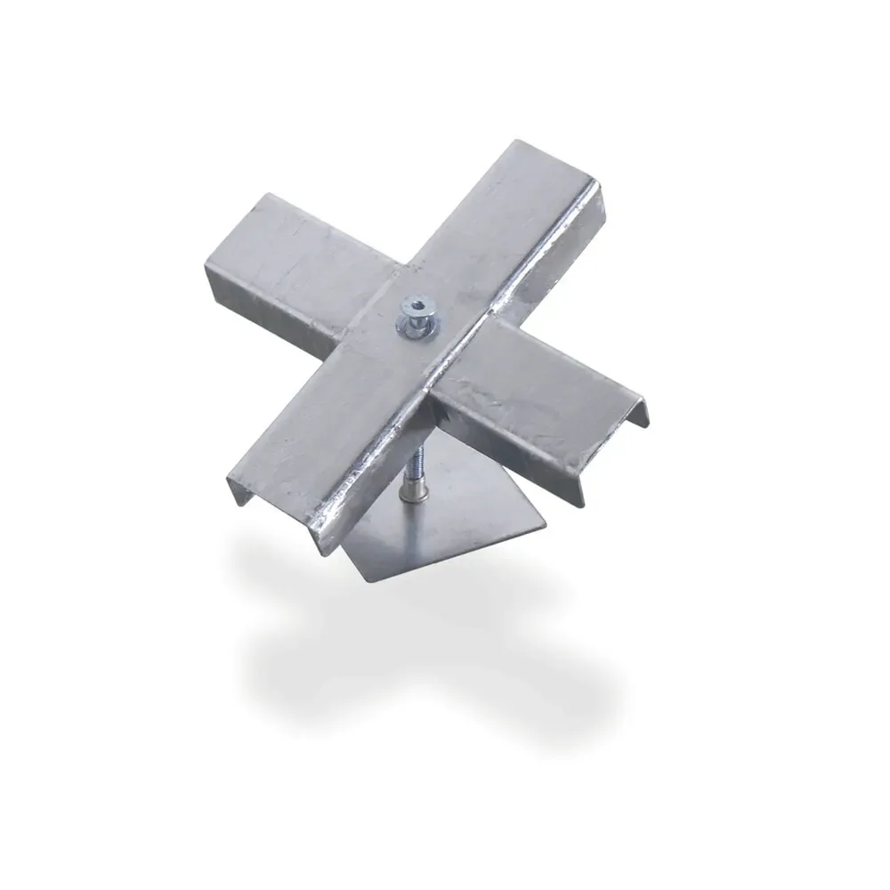 Kreuzverbinder für SAFE Flach-Auffangwanne aus Stahl, TK 6.500 kg/m²