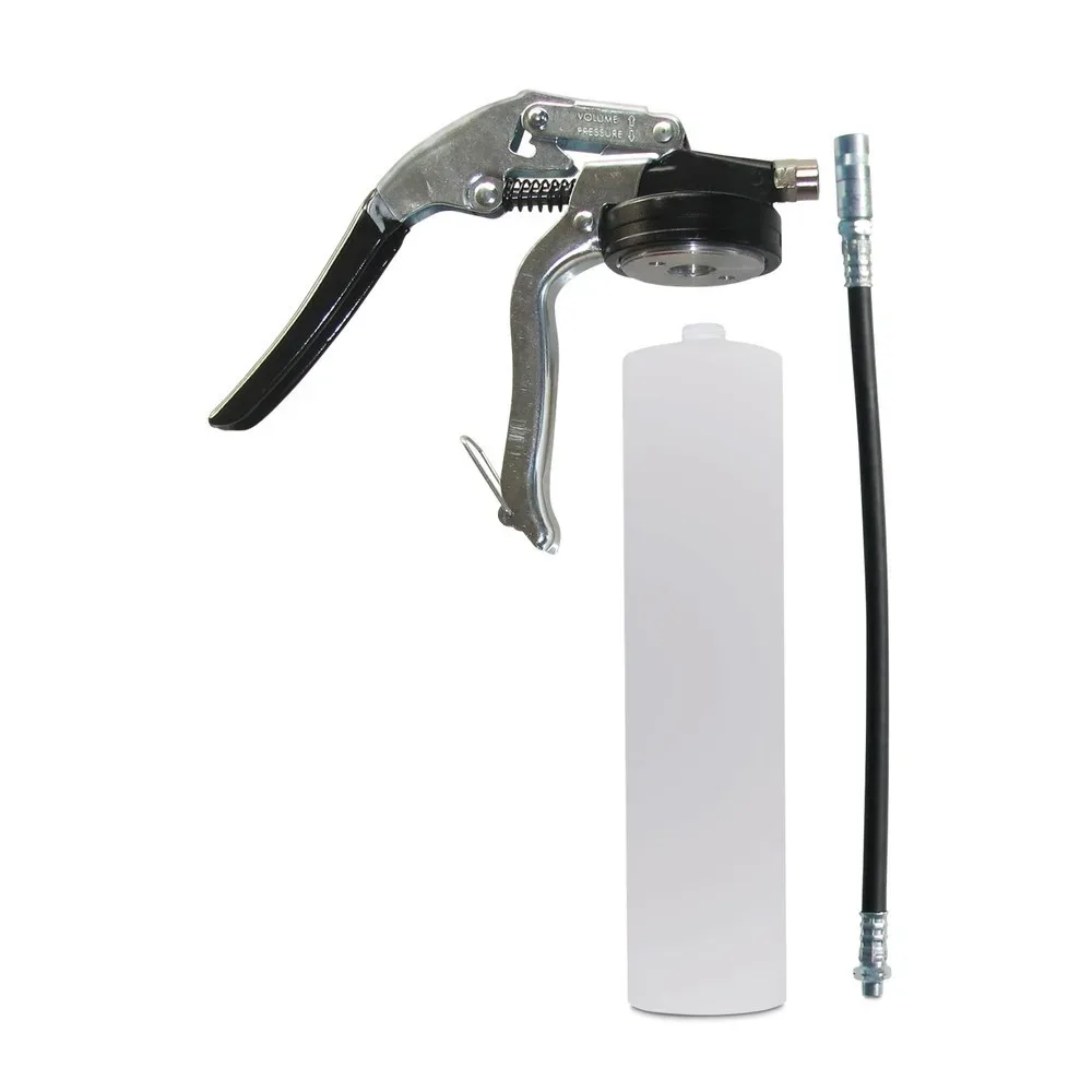 SAMOA Einhand-Fettpresse PEP 500 Vario-PAT 2, inkl. Hochdruckschlauch und 4-Backen-Profi-Mundstück