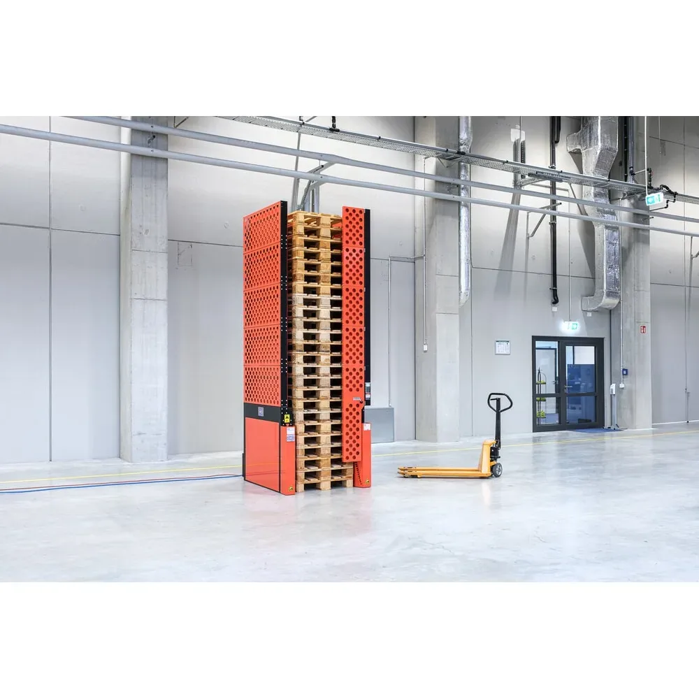 Hagenauer+Denk Palettenmagazin PalServer Elektro, 24 Paletten, BxL 800 x 1200 mm