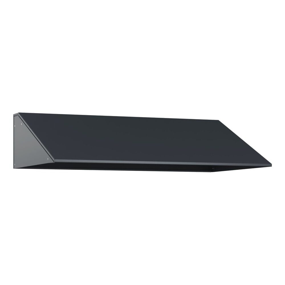 kaiserkraft Schrägdachaufsatz, HxT 230 x 500 mm, Stahl, B 3 x 300 mm, anthrazitgrau