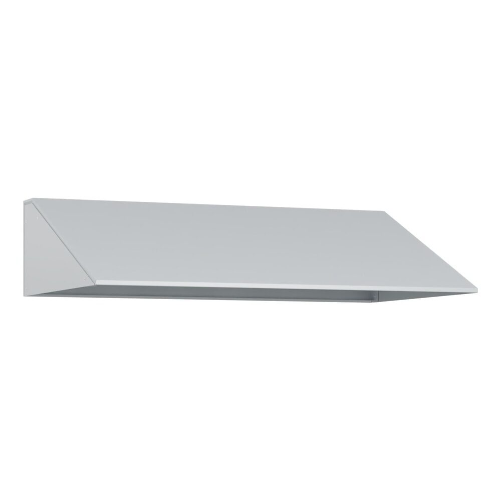 kaiserkraft Schrägdachaufsatz, HxT 230 x 500 mm, Stahl, B 3 x 300 mm, lichtgrau