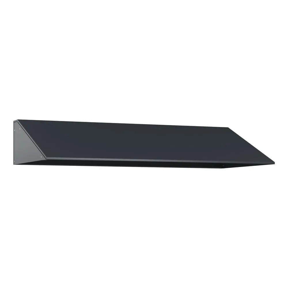 kaiserkraft Schrägdachaufsatz, HxT 230 x 500 mm, Stahl, B 3 x 400 mm, anthrazitgrau