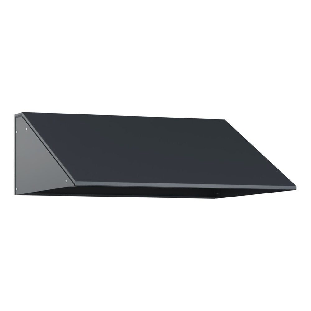 kaiserkraft Schrägdachaufsatz, HxT 230 x 500 mm, Stahl, B 2 x 300 mm, anthrazitgrau