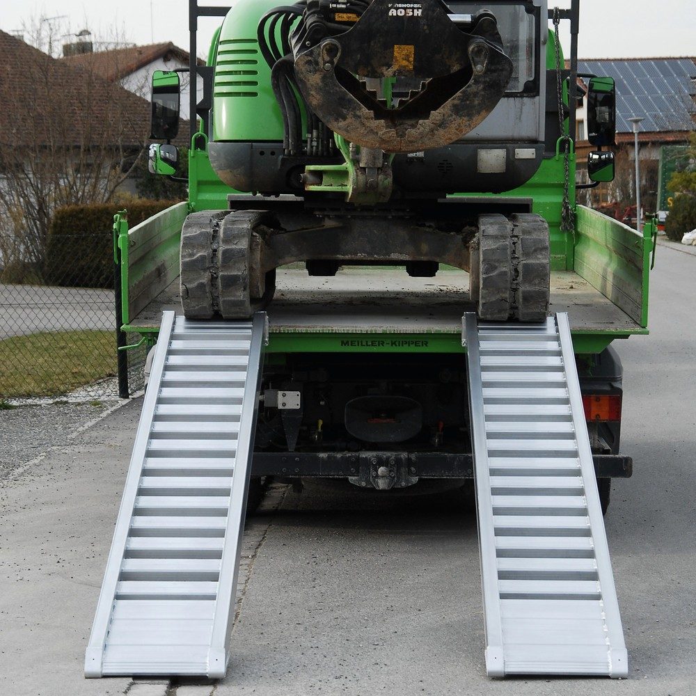 Altec Verladeschienen AVS mit Sprossen, ohne Rand, Tragkraft/Paar 4.530 kg, BxL 4.085 x 360 mm