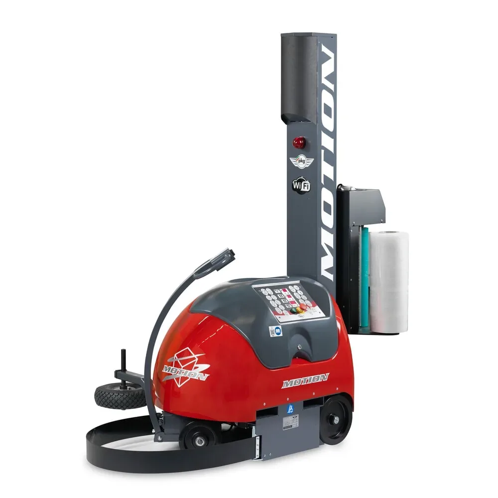 PKG mobiler Stretchroboter Motion, batteriebetrieben, elektromagnetische Bremse