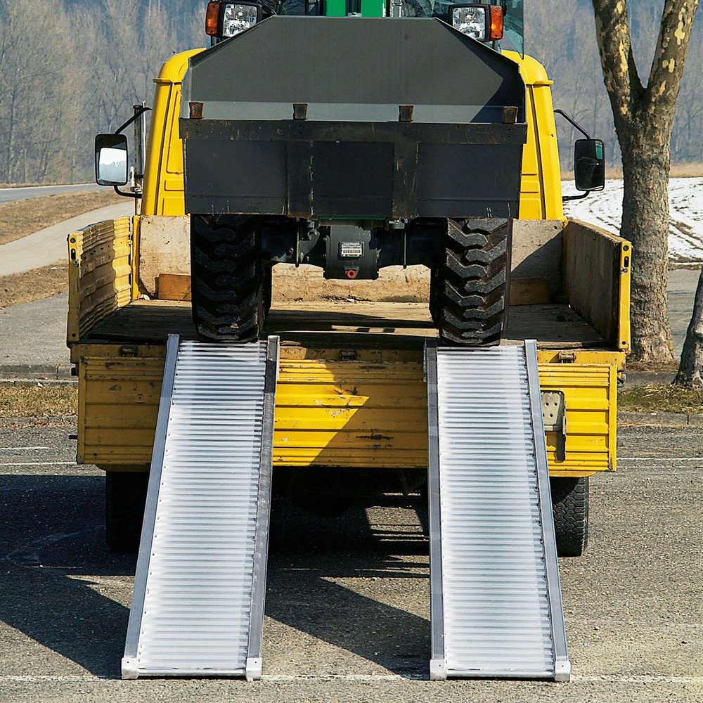 Altec Schwerlast-Verladeschienen AVS, ohne Rand, für mittelschwere Ladegüter, Tragkraft/Paar 5.320 kg, LxB 3.840 x 520 mm