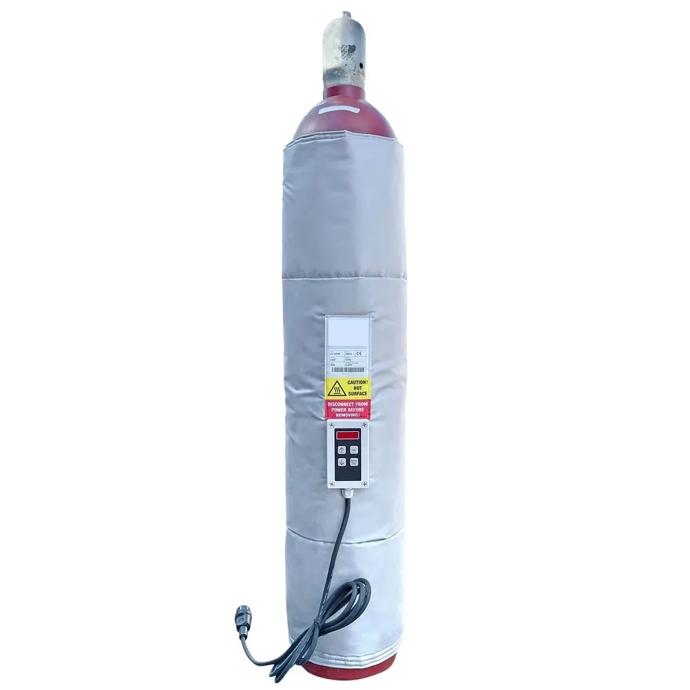 Kuhlmann Heizmanschette für Gasflaschen (10 l), 230 V, 161 W, mit digitalem Temperaturregler 0 40 ºC