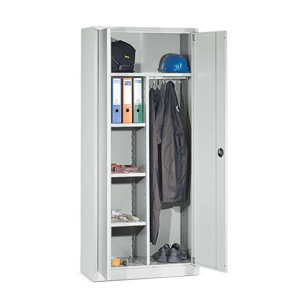 HEMMDAL Akten-/Kleiderschrank, 5 OH, HxBxT 1.950 x 925 x 420 mm, enzianblau