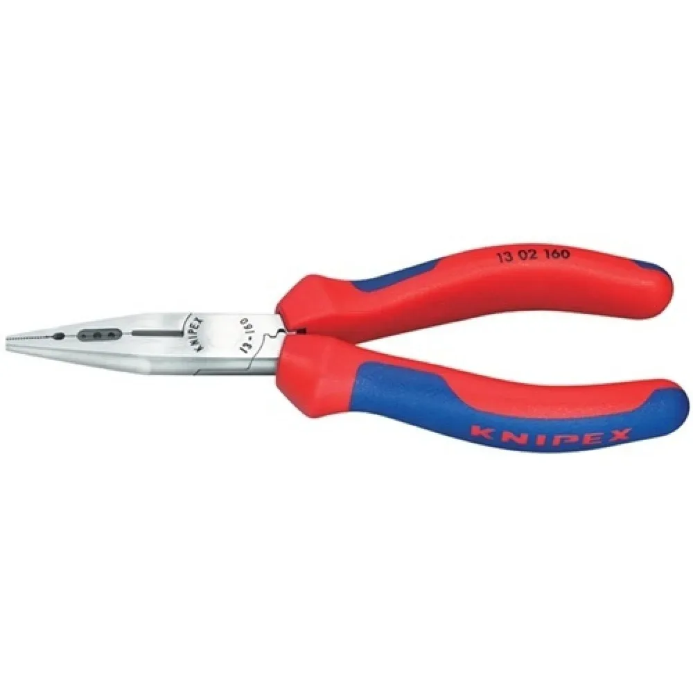 Verdrahtungszange L.160mm 0,5-0,75/1,5/2,5 mm2 pol.Ku.-Überzug KNIPEX