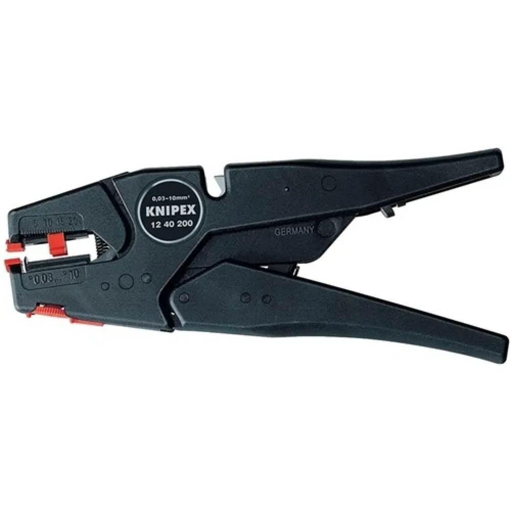 Automatikabisolierzange L.200mm 0,03-10 (AWG 32-7) mm2 KNIPEX