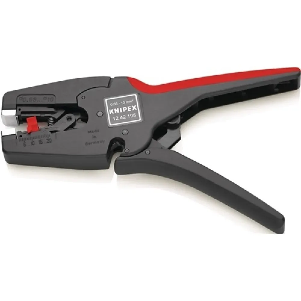 Knipex MultiStrip 10 12 42 195 Automatische Abisolierzange 0.03 bis 10 mm² 7 bis 32