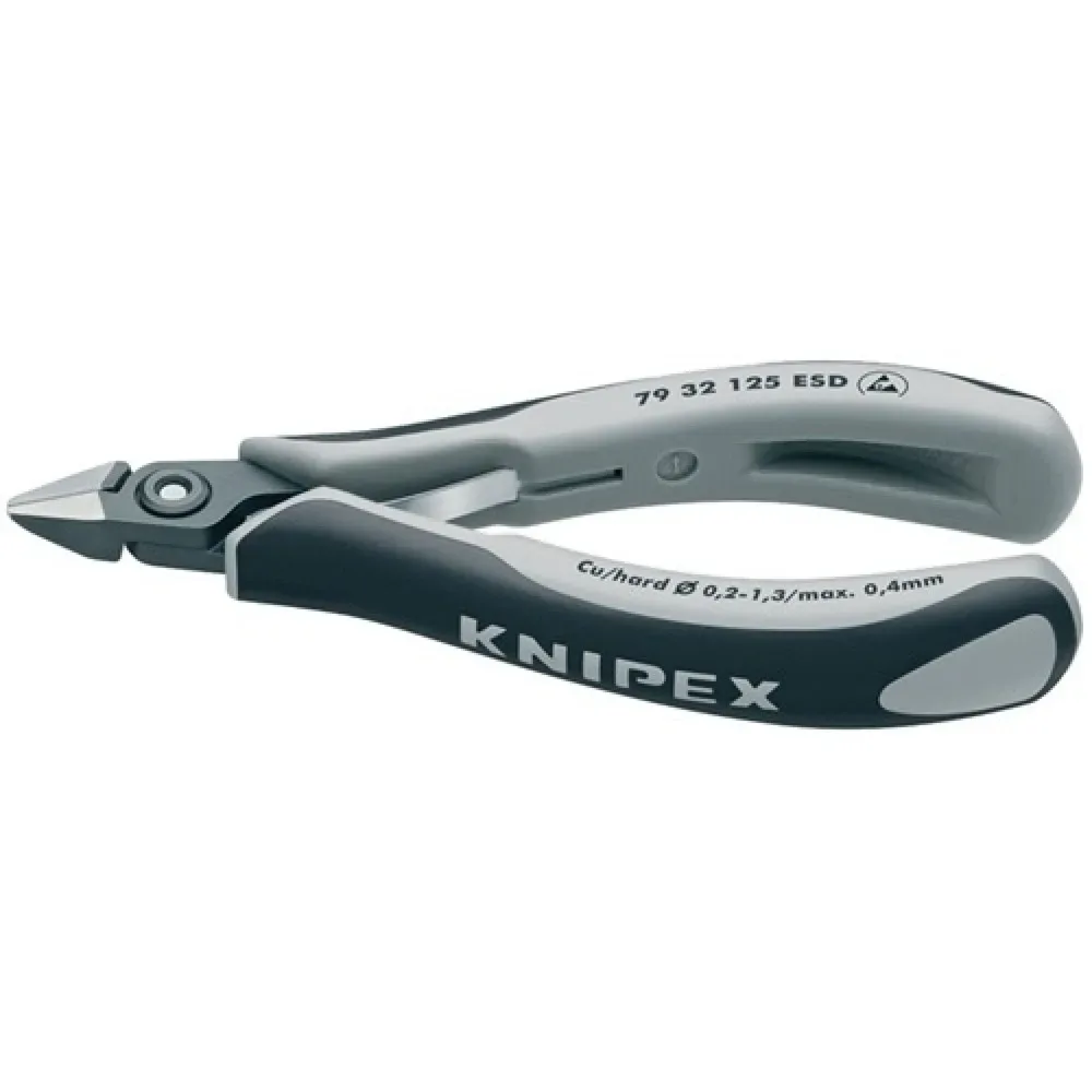 Knipex 79 32 125 ESD ESD Seitenschneider mit Facette 125 mm