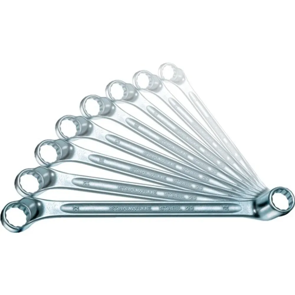 Stahlwille 96410406 20/12 Doppel-Ringschlüssel-Satz Schlüsselweite (Metrisch) 6 - 32 mm