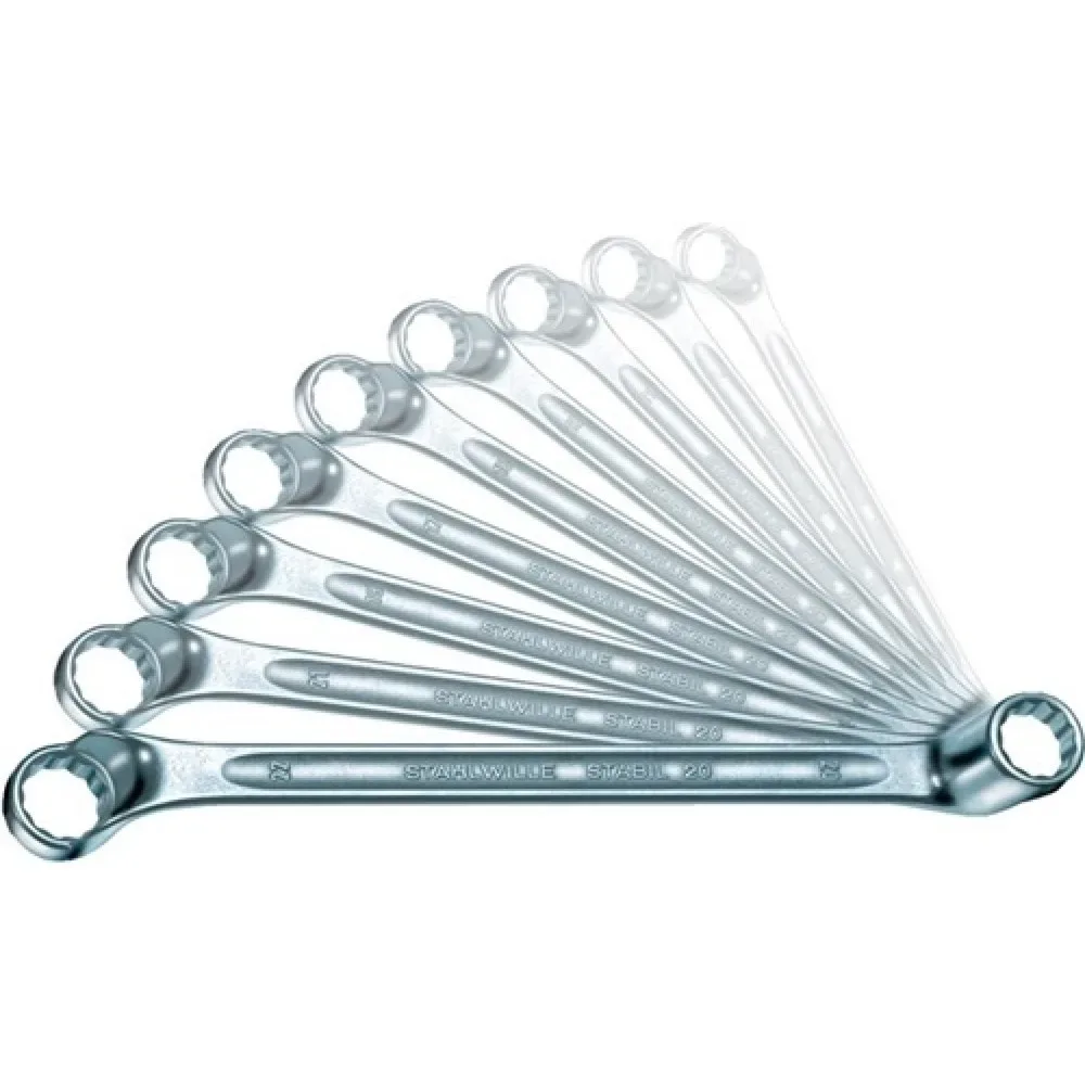 Doppelringschlüssel OPEN-RING 24 11x13mm 170mm m.6kant STAHLWILLE