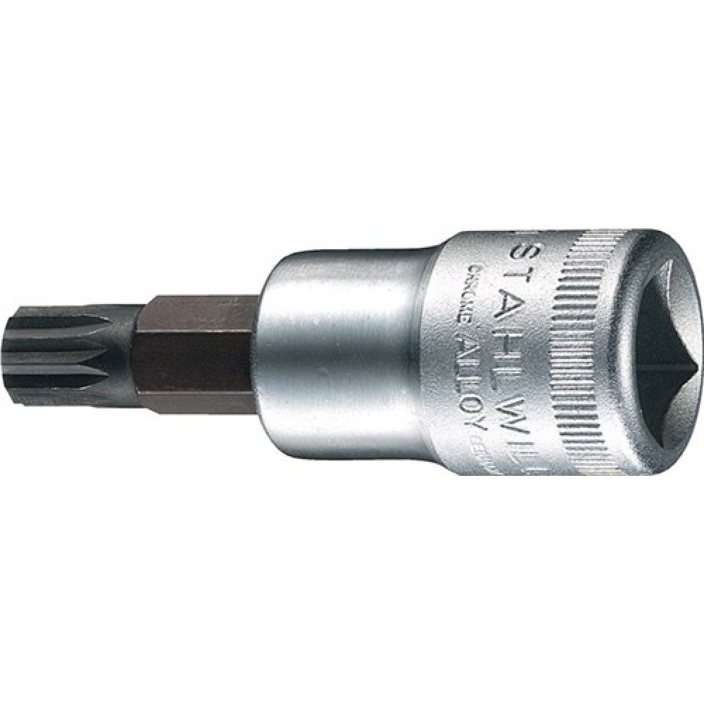 Steckschlüsseleinsatz 54 X 1/2 Zoll Innen-Vielzahn M10 L.60mm STAHLWILLE