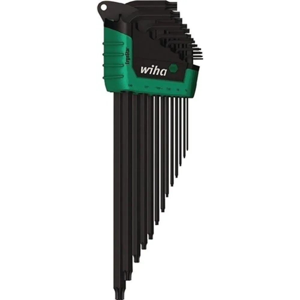 Wiha 366R Innen-TORX Winkelschraubendreher-Set T 5, T 6, T 7, T 8, T 9, T 10, T 15, T 20, T 25, T 27, T 30, T 40, T 45