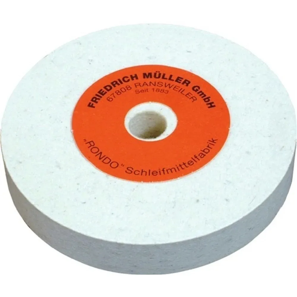 Filzpolierscheibe D.150xB20xBohrung20mm Wollfilz MÜLLER