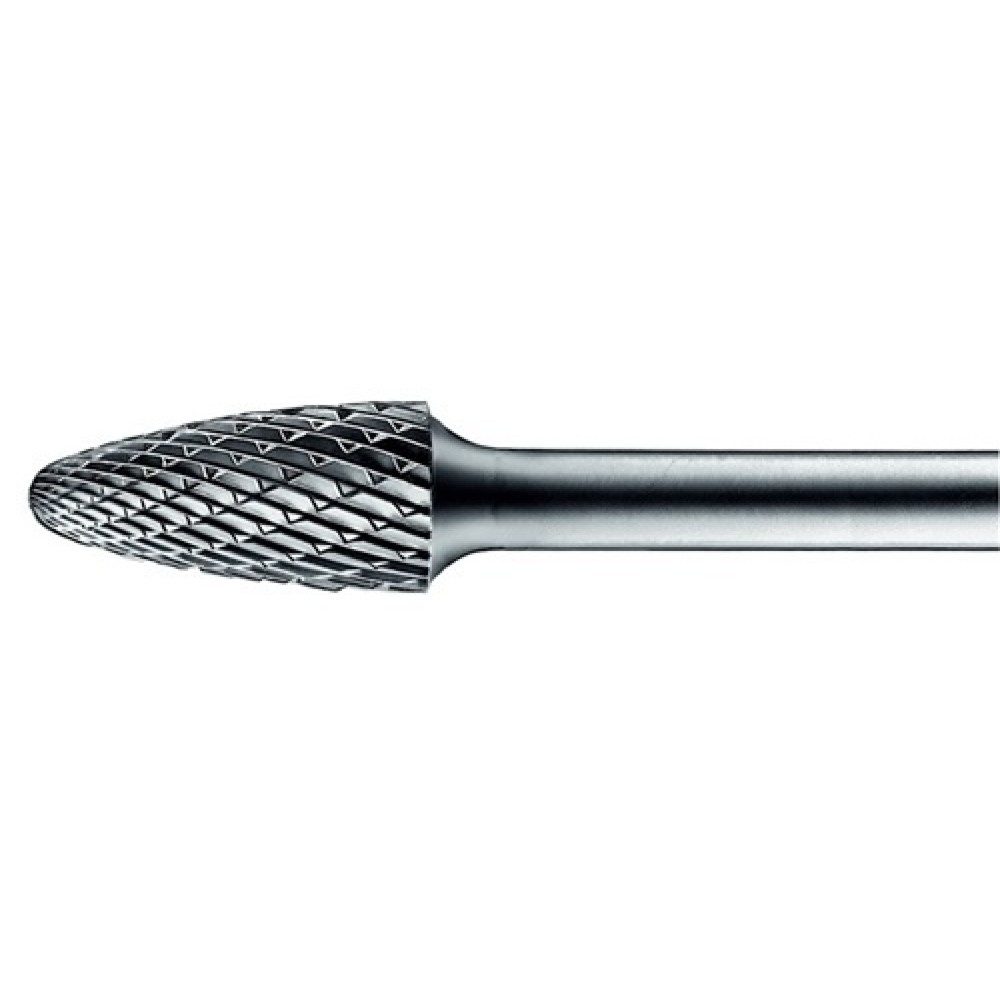 Frässtift Form RBF D.12mm Kopf-L.25mm Schaft-D.6mm HM Verz.3 Plus PFERD