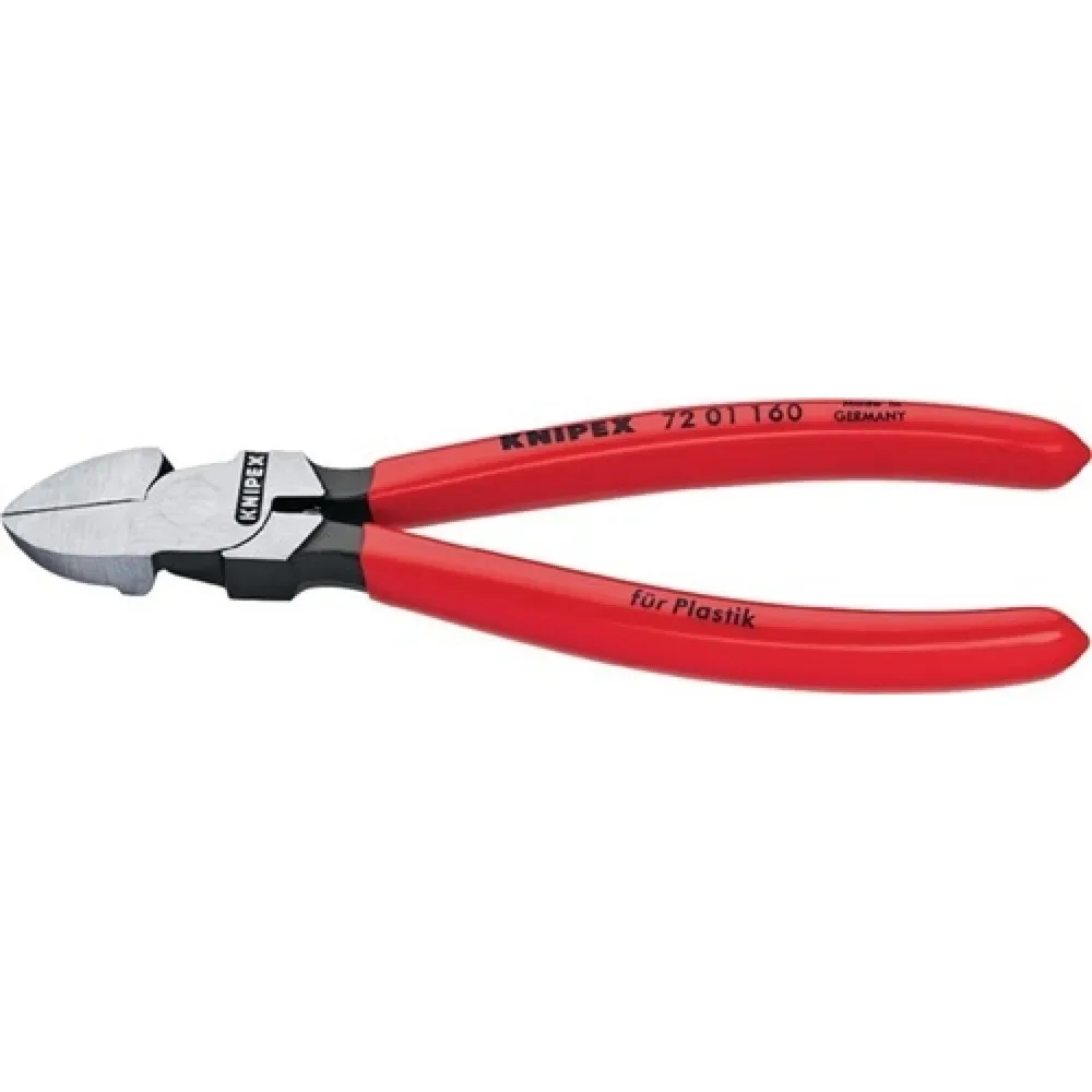 Seitenschneider f.Ku.Gesamt-L.180mm ger.Ku.-Überzug KNIPEX
