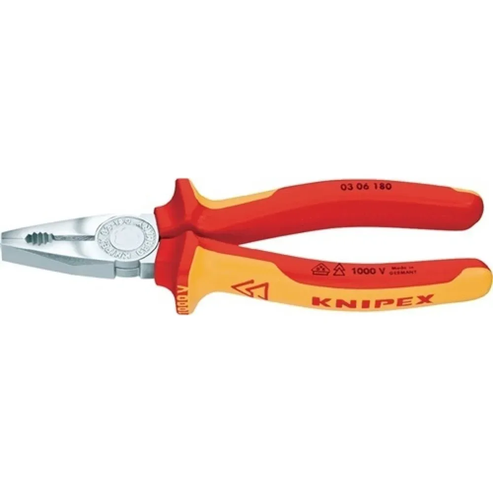 Kombizange L.200mm verchr.2K-Hülle VDE KNIPEX