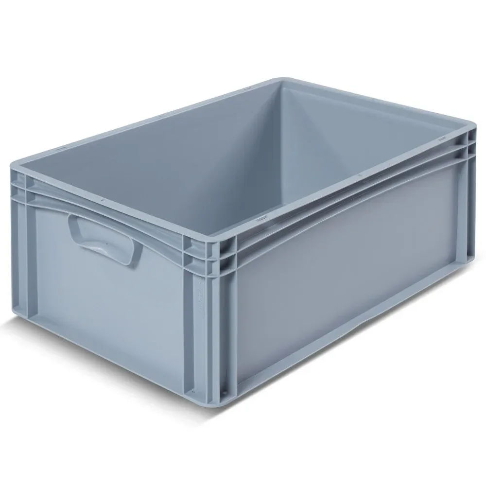 kaiserkraft Euronorm-Behälter, LxB 600 x 400 mm, Wände und Boden geschlossen, Höhe 220 mm